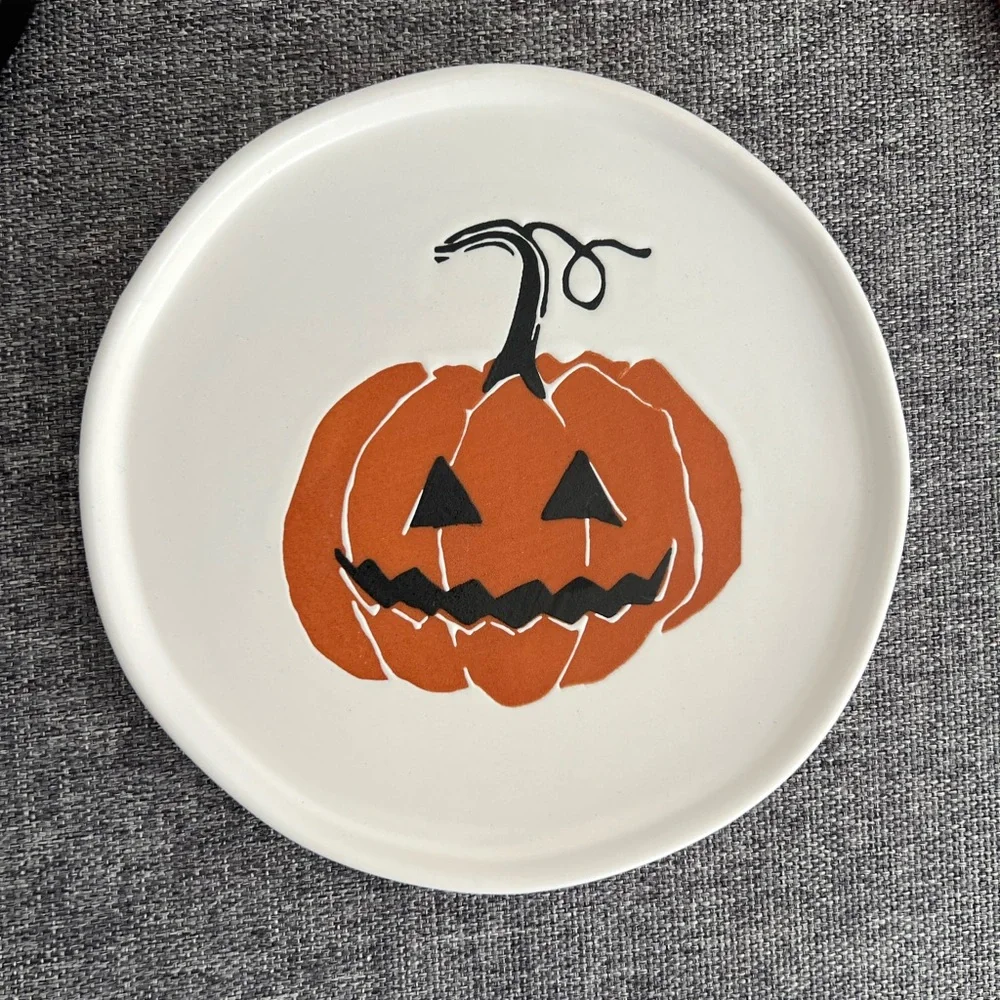 Target Threshold Halloween 2023 Small Plates Set of 4 Skull Cat Ghost Pumpkin